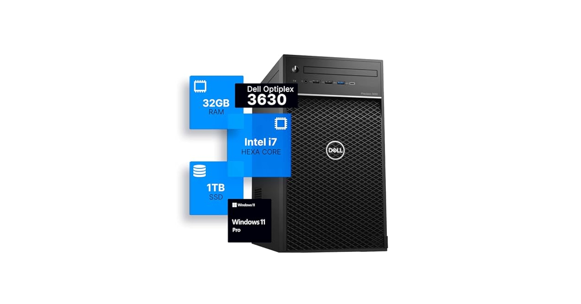 Amazon.com: Dell Precision 3630 Tower Desktop Computer